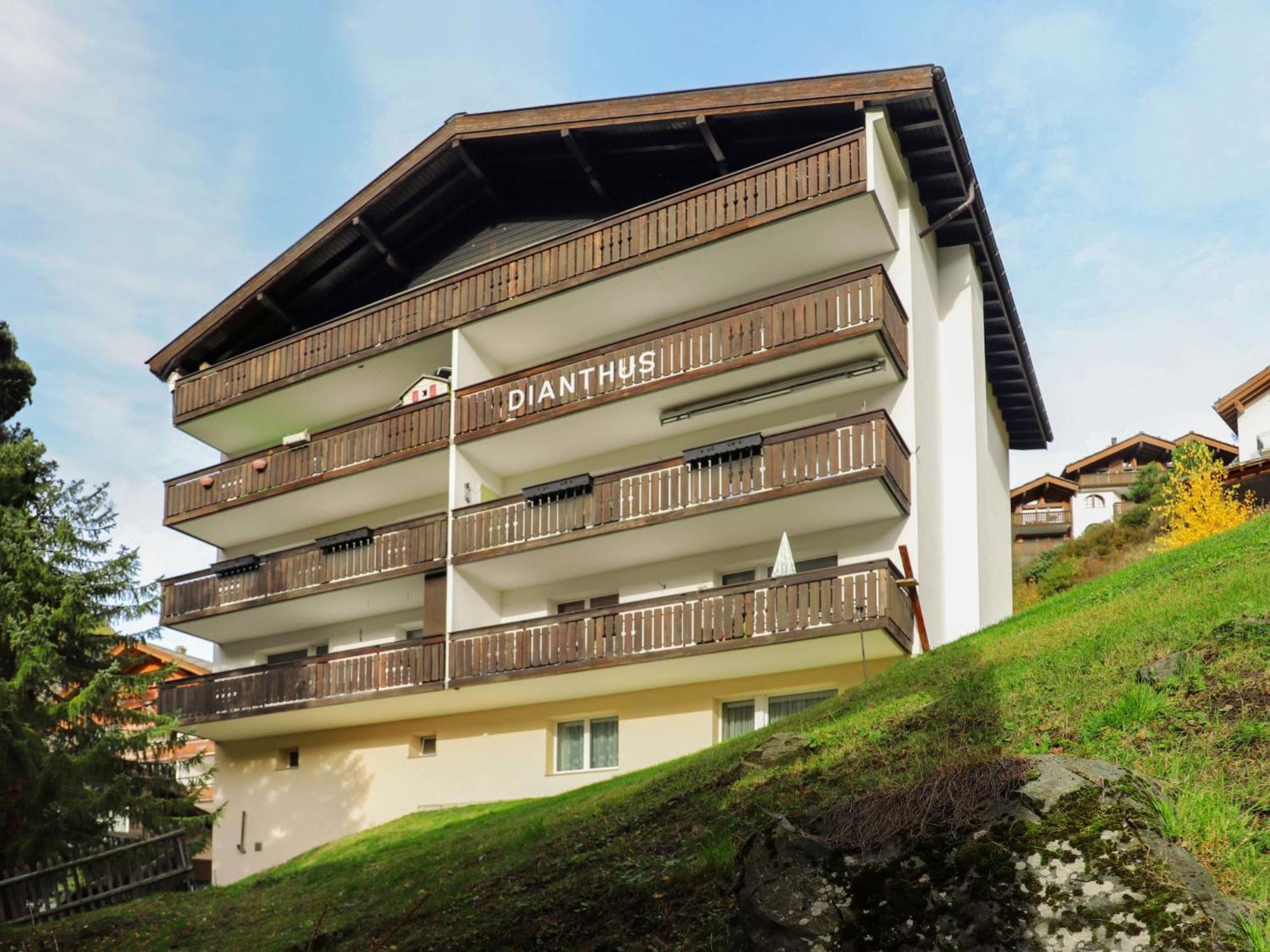 Apartment Dianthus-1 Zermatt Bagian luar foto